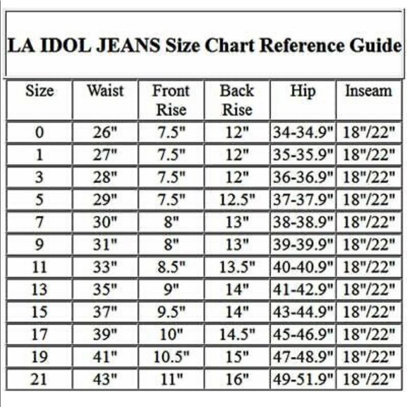 50 % LA Idol Bootcut White Jean Stretch 5171BT-New - Picture 7 of 7